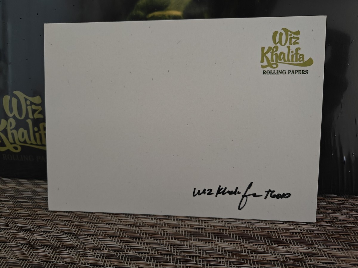 wiz khalifa 直筆サイン入りフォト WIZ KHALIFA SIGNED DEAL OR NO DEAL VINYL ALBUM RECORD AUTOGRAPH