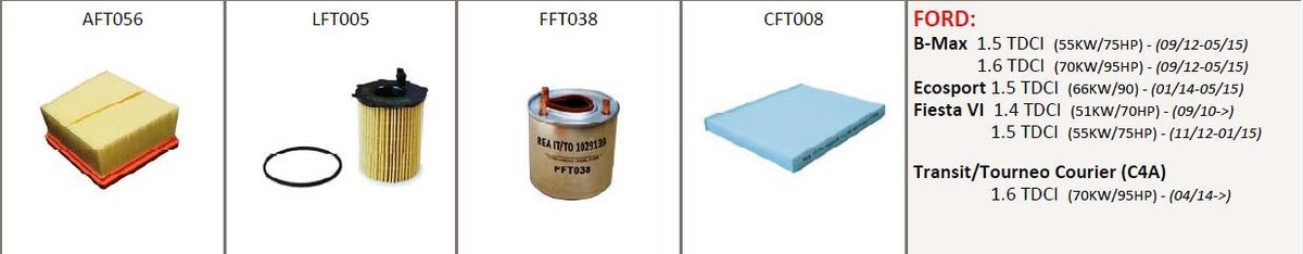 KIT TAGLIANDO FILTRI E OLIO FORD S-MAX 2.2 TDCI 129KW 175CV DAL 2009 - Foto 8