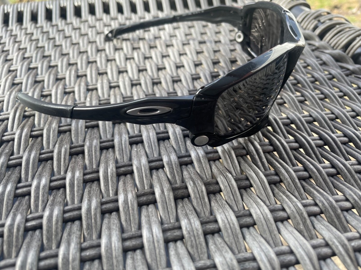 Used Oakley Racing Jacket OO9171-3862 Carbon Black Iridium Frame