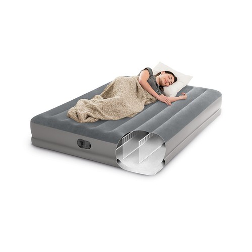 Intex Dura-Beam Prestige Inflatable Queen Airbed w/ Built-In USB Electric Pump - Picture 7 of 10