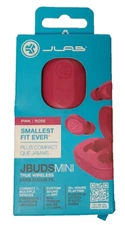 JLAB JBUDS Mini True Wireless Earbuds (Pink/Rose)