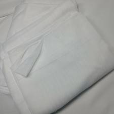 Pair Rod Pocket White Sheer Curtain Elegant Lightweight Voile Panel Drapes 108 l