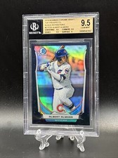 2014 Bowman Chrome Draft Albert Almora Black Refractor #D 50/75 BGS 9.5 GEM MINT