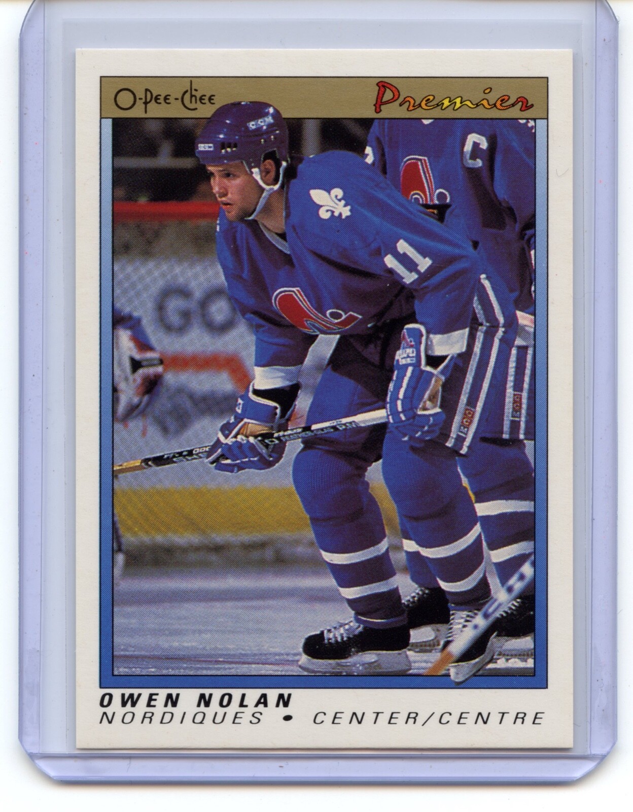 OWEN. NOLAN 1990 O PEE CHEE PREMIER NL HOCKEY ROOKIE CARD #86 NORDIQUES  NICE! | eBay