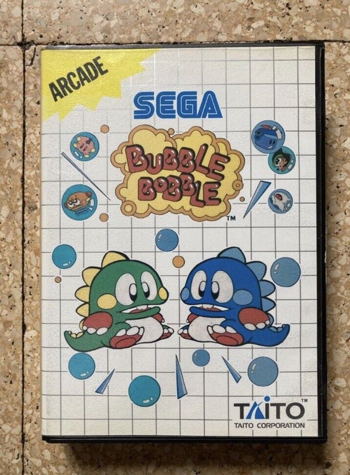 Sega Bubble Bobble Master System Mastersystem II
