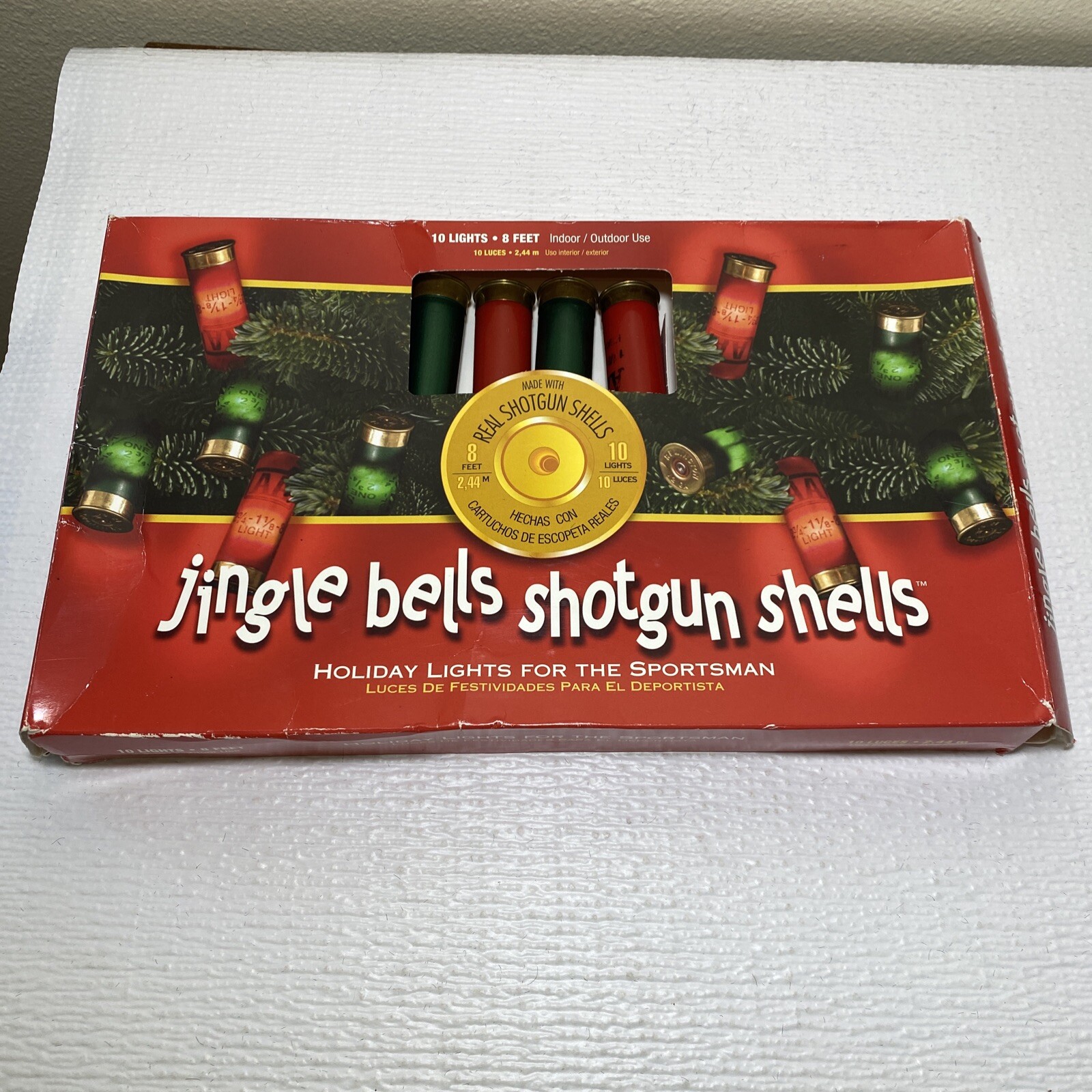 NIB Jingle Bells Shotgun Shells Christmas Ornament Lights for Hunting Sportsman eBay