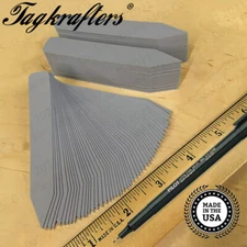 PREMIUM 4" X 5/8" Pot Stakes GREY Plant Label Nursery Tag with Marker USA MADE