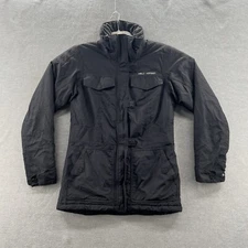 helly hansen womens size s black full zip puffer jacket arctic legacy series