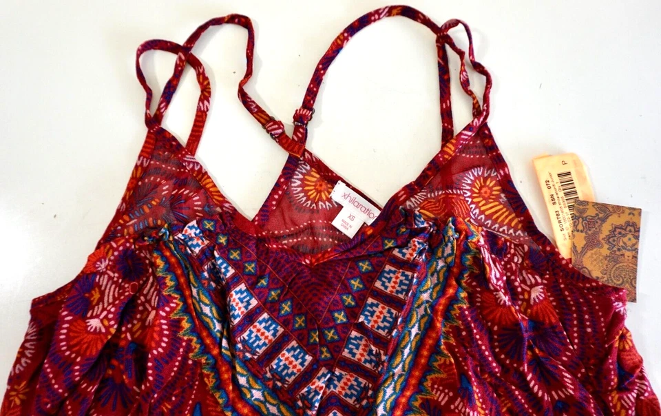 XHILARATION NIÑAS/JUNIORS TIRANTES CAMI TOP XS FUCSIA ¡¡NUEVO CON ETIQUETAS!!! Foto 3 de 3