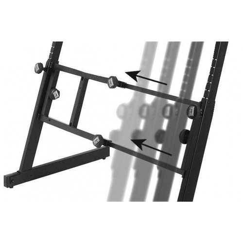 On-Stage Pro Heavy-Duty Folding-Z Keyboard Stand w/2nd Tier - Picture 5 of 8