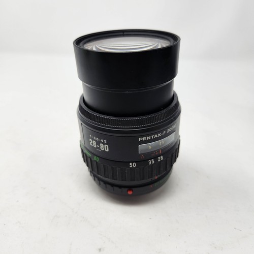 Pentax F Zoom 28-80mm f3.5-4.5 Macro AF Frame Lens Auto Focus Working