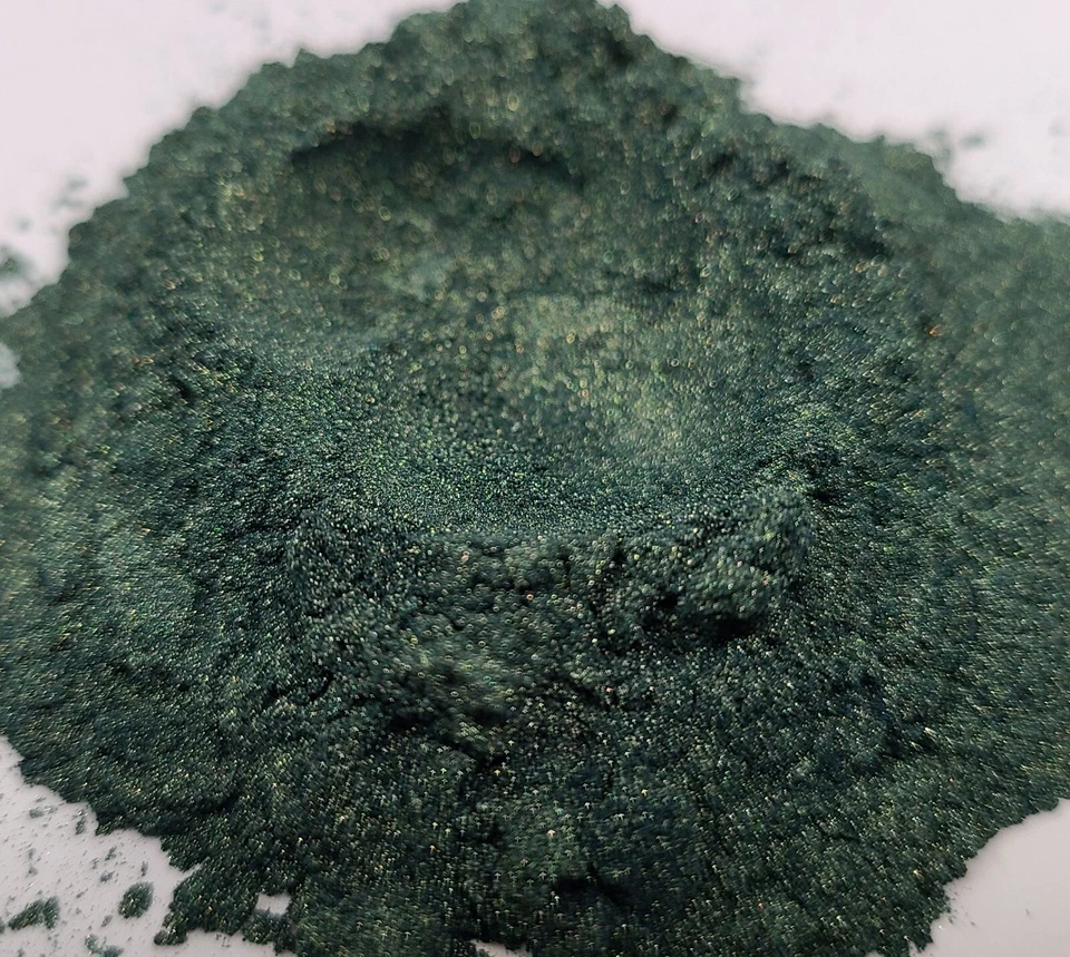 Hunter Green Pearl Mica Pigment Custom Automotive Basecoat Paint Aerosol Foto 4 de 4