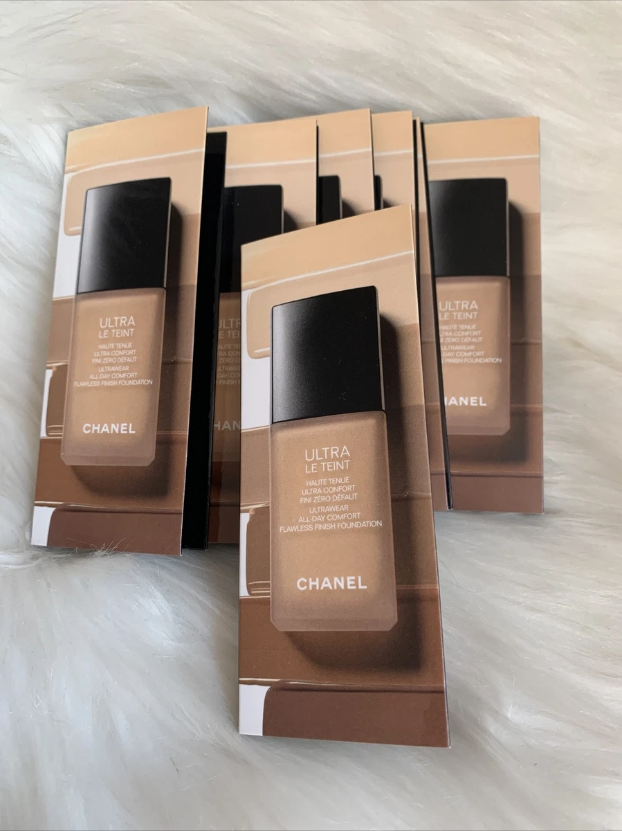 8*CHANEL ULTRA LE TEINT Flawless Finish Foundation 3 Shades B10, B30, BR122  NEW