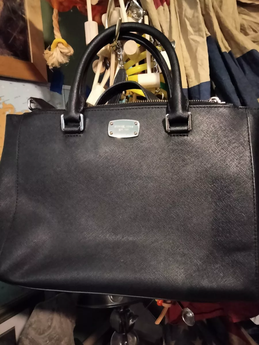 Michael Kors Rayne Satchel Bag Medium Black