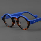 Fashion Retro Round Acetate Eyeglass frame Full Rim Glasses Women Men Spectacles