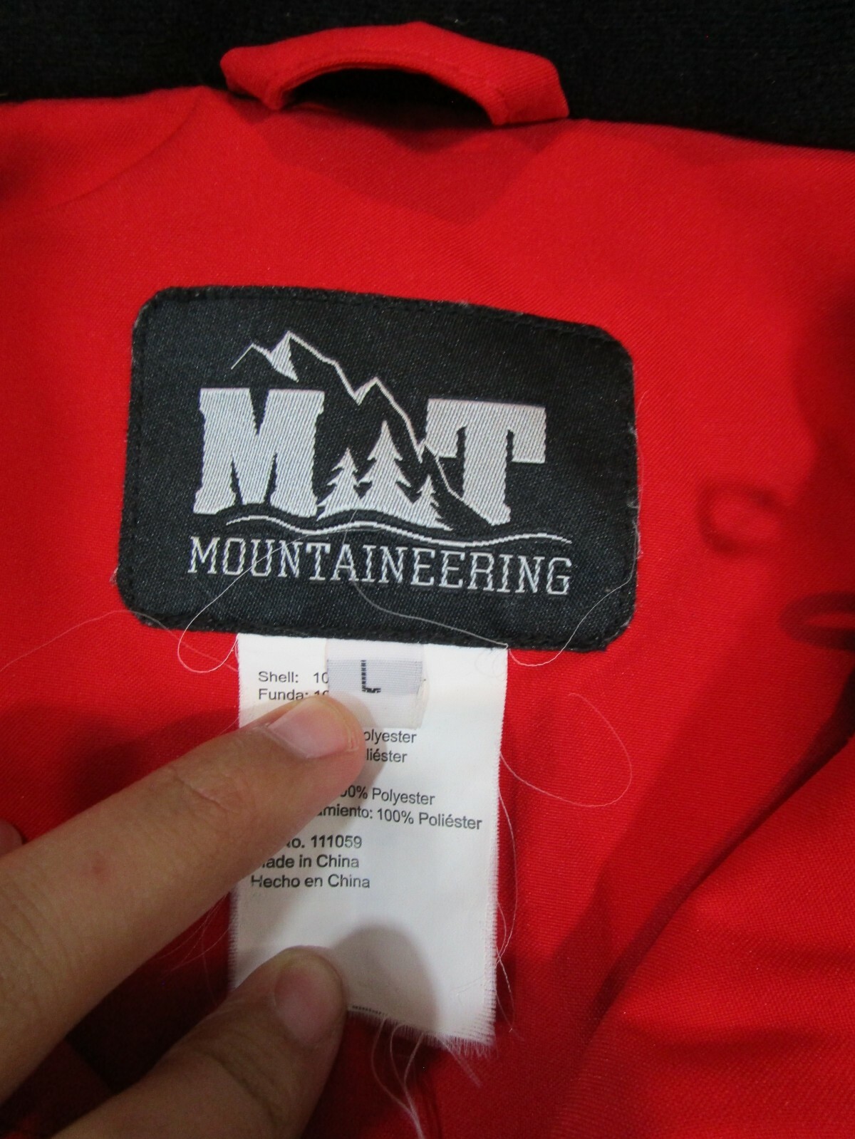 NICE MT Mountaineering Polyester Lined Red Ski Ja… - image 5