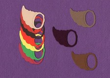 CORNUCOPIA small Thanksgiving die cuts scrapbook cards