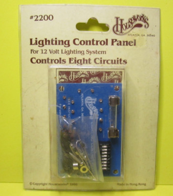 Dollhouse Houseworks 2200 Lighting Control Panel 12 Volt Miniature Doll Houses