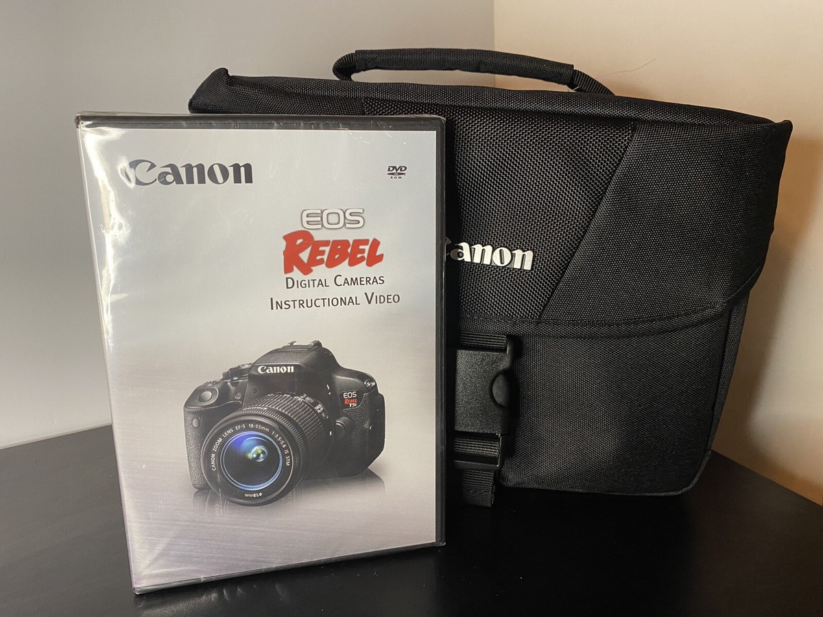 Canon EOS Rebel Digital Cameras Instructional Video DVD w/ Camera
