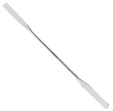 Square & Round End, 7" Stainless Steel Double Ended Micro Lab Spatula Sampler