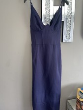 PLT Bodycon Dress Navy Blue Size 8