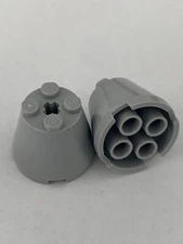 LEGO Parts 6233 (2pcs) Cone 3 x 3 x 2 with Axle Hole Choose Color