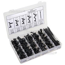 132x Wiring Harness Wire Loom Routing Clips Assortment Convoluted Conduit For GM