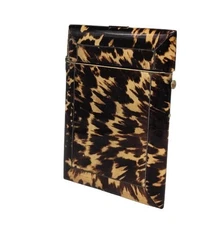 Antique English Victorian Faux Tortoiseshell Calling Card Case