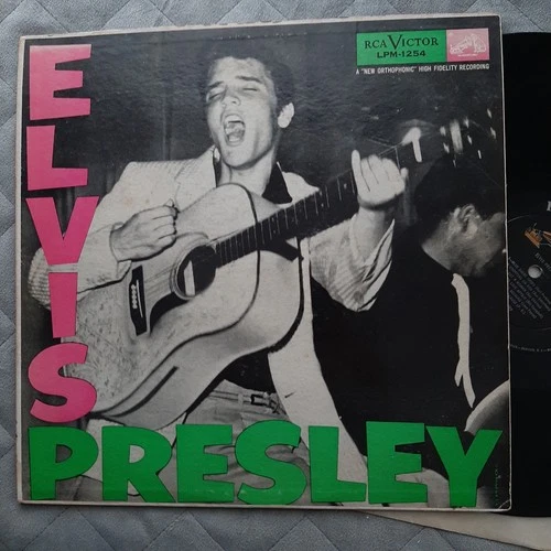 Elvis Presley 1st ALBUM LPM-1254 (USA 1956 ORIGINAL) RARE P.D. CREDIT 1S/1S