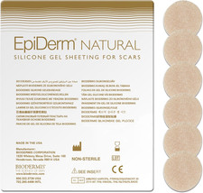Epiderm Silicone Scar Sheets Epi-Tab Circles   Professional-Grade, Washable  Re
