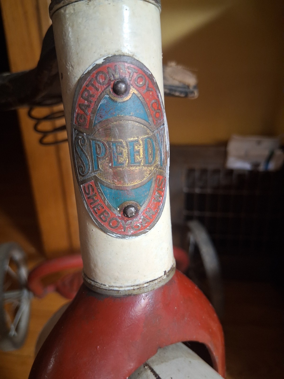 (Used) Garton Toy Co. Speedy Tricycle Red/White 3 Wheels for Ages 4-7 (400.00 USD)