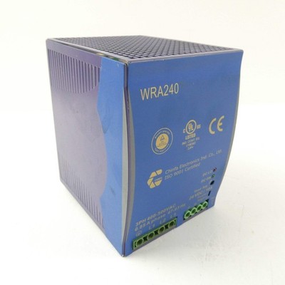 CHINFA WRA240-24 (Input:3PH 400-500VAC 47-63Hz 0.85A Output:24VDC 240W) POWER SUPPLY