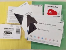 Nintendo ds Original paperwork inserts manual with plastic bag