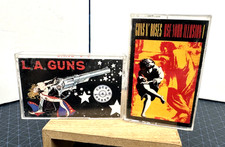 Cassette Lot - Guns n Roses - Use Your Illusion I  LA Guns - Cocked  Loaded