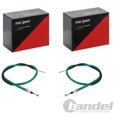 2X MAXGEAR HANDBREMSSEIL  LINKS+RECHTS passend für CITROËN JUMPY FIAT SCUDO PEUG
