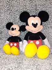 Mickey Mouse Official Disney Store Lot Of 2 Plush Toy One Talks