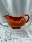 Fiesta Fiestaware USA Poppy Orange Ceramic Gravy Sauce Boat