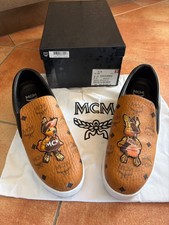 MCM Visetos Slip on Schuhe Punk Rabbit Hase Größe 40 / 41 Limited Edition NP450€