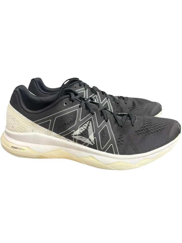 Zapato deportivo Reebok Floatride Run Fast DV3874 negro/blanco/plateado para hombre talla 9M Foto 4 de 4