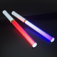 LED Glow Sticks 2 Pack, Reusable Light Up Toys 15 Colors Stick Bulk,...