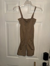 Women's Camisole Leotard With Adjustable Straps, Nude, Size Large 56 