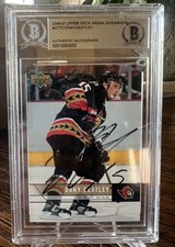 2006-07 Upper Deck Arena Giveaway  Dany Heatley Autograph Signed Card - Beckett