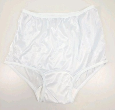Vintage Carolina Underwear Co Sheer Nylon Silky Panty Pillow Tab Mushroom Sz 7 