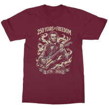 Abraham Lincoln Playing Guitar 250 Years Of Freedom Unisex T-Shirt