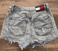 Tommy Hilfiger Jeans Women s Denim Cutoff Shorts Size 29 Light Wash