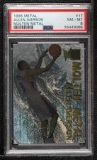 1996-97 Fleer Metal Molten Metal Allen Iverson #17 PSA 8 Rookie RC HOF