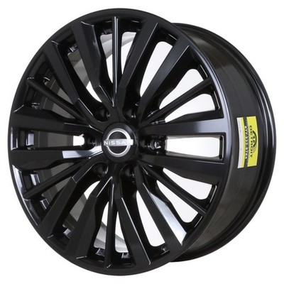 20'' Nissan Armada Wheel Rim Factory OEM 62858 2021-2024 Gloss Black