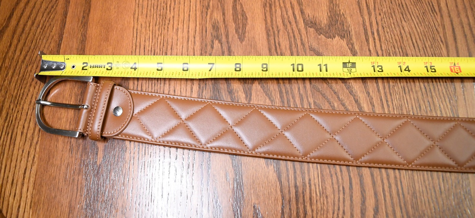 Tailored Sportsman NEW Trophy Hunter belt for breeches brown quilited Large