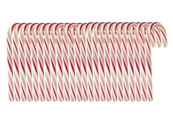 72 bastones de caramelo a granel envueltos individualmente clásicos rojo y blanco envío gratuito Foto 2 de 2