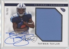 2017 Panini National Treasures 76/99 Taywan Taylor #RMS-TT Auto i5q